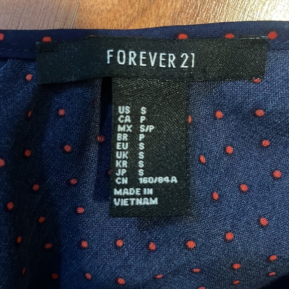 Forever 21 Red Polka Dot Cami Dress. Size Small - Picture 3 of 3